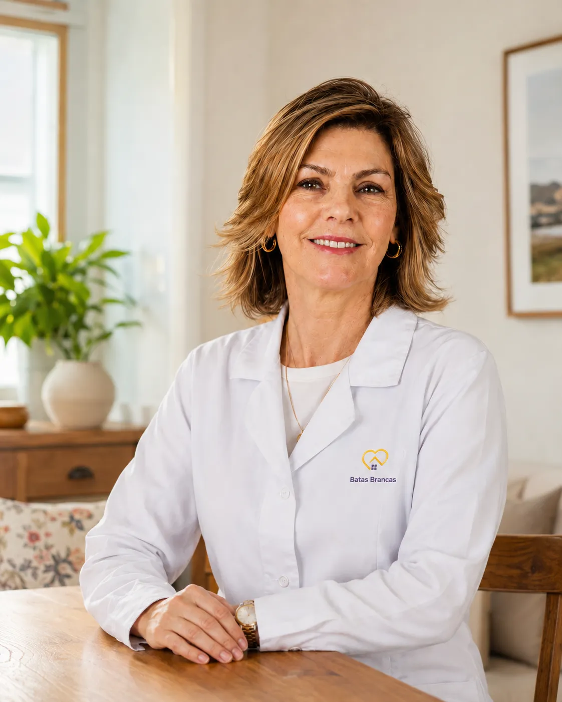 Cristina, responsável pela Batas Brancas, apoio domiciliário no Alto Minho