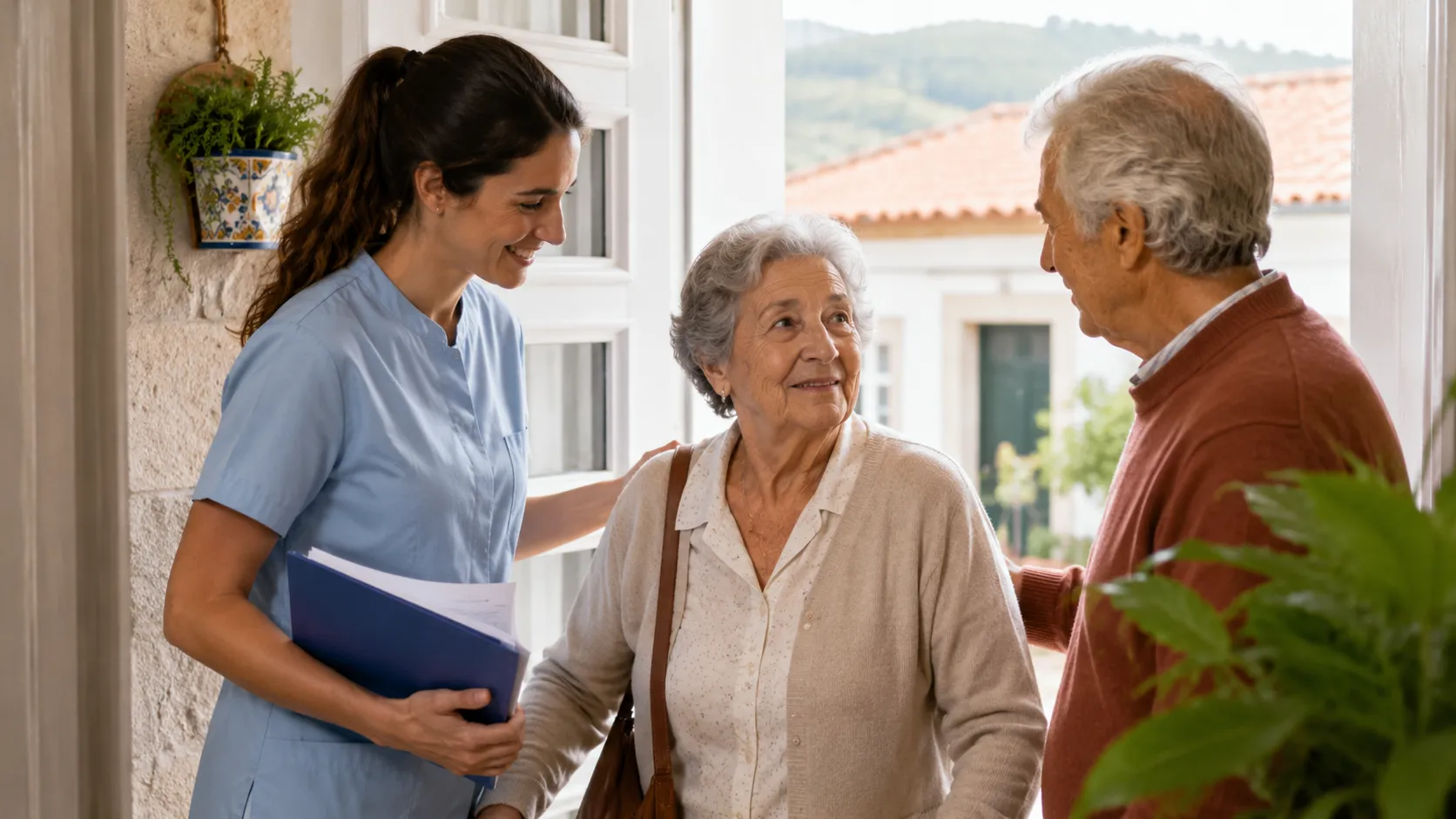 Apoio após alta hospitalar